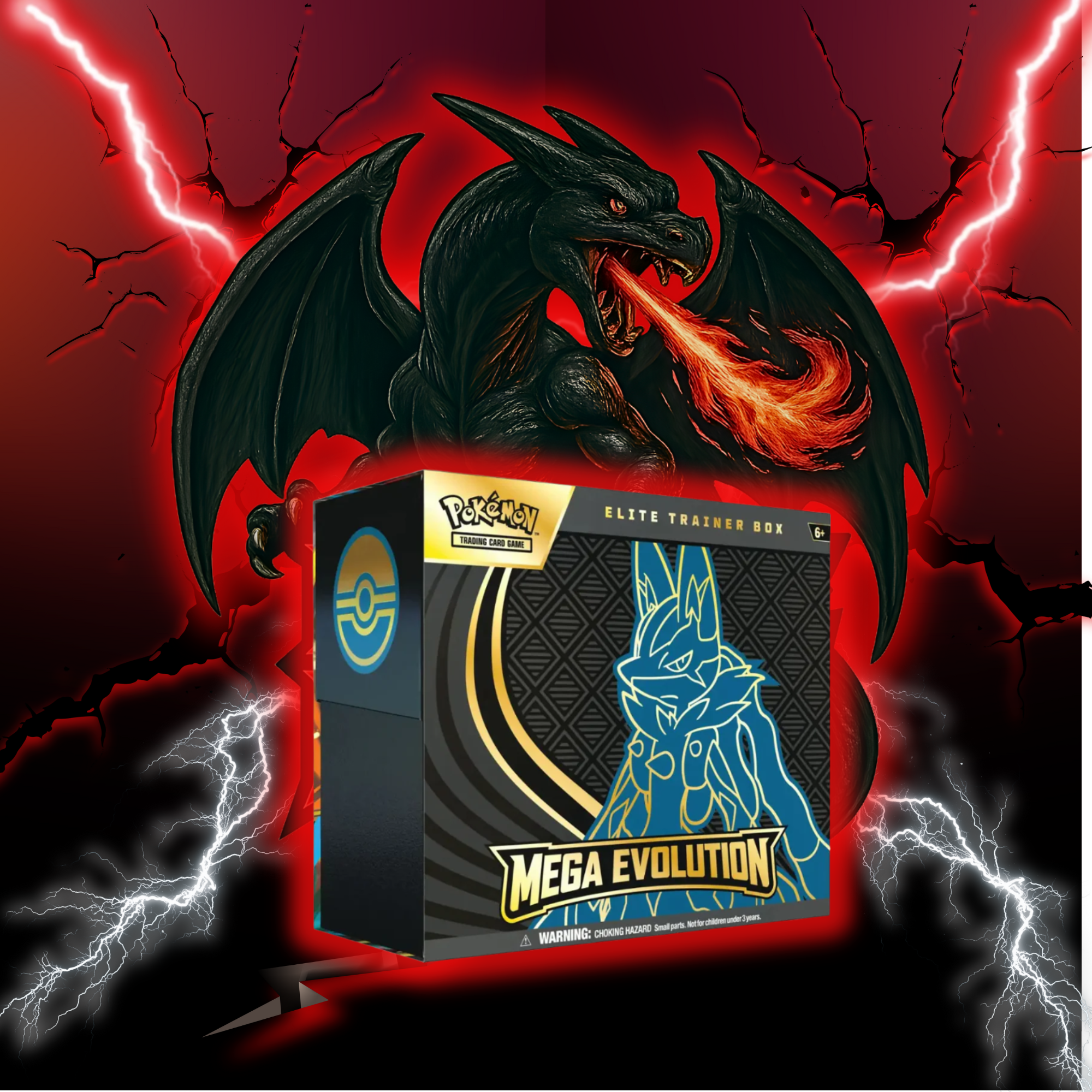 Pokémon TCG: Mega Evolution Elite Trainer Box – Lucario